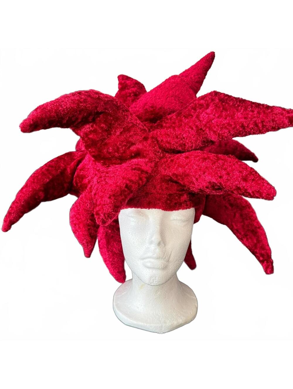 Universal Studios Simpsons Sideshow Bob Velvet Plush Wig Hat Costume Adult - Picture 6 of 7